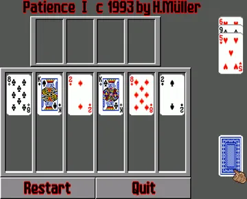 Patience I screen shot game playing